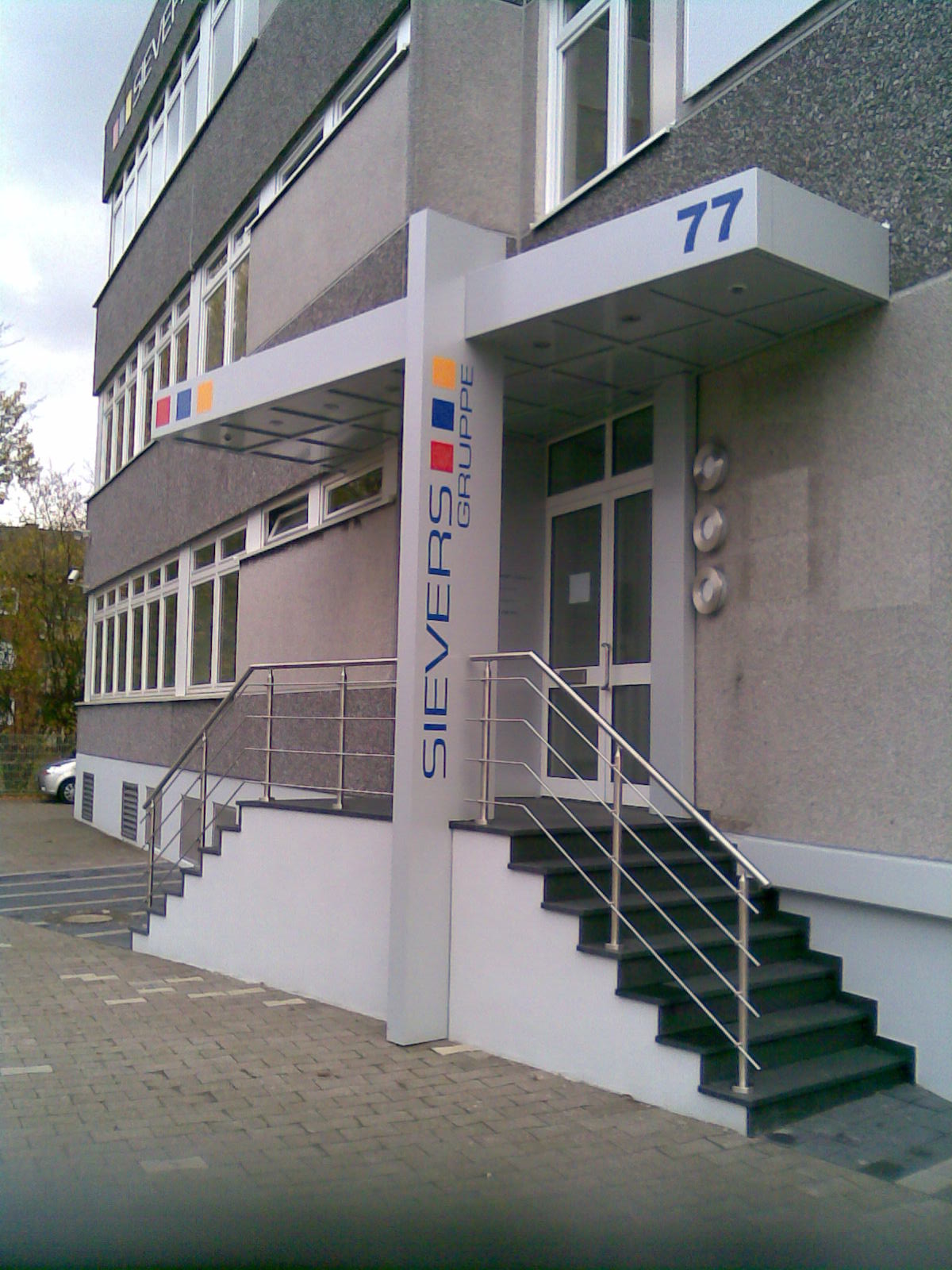 Eingangsanlage Firma Sievers Elektronik Münster